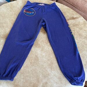 Aviator Nation Large Purple Sweatpants good condition